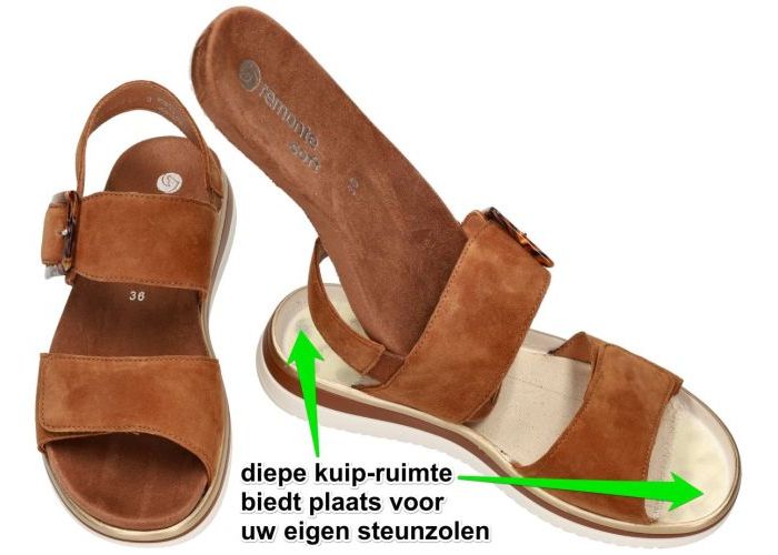 Remonte D1J62-22 sandalen bruin