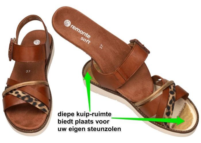 Remonte D2043-24 sandalen bruin