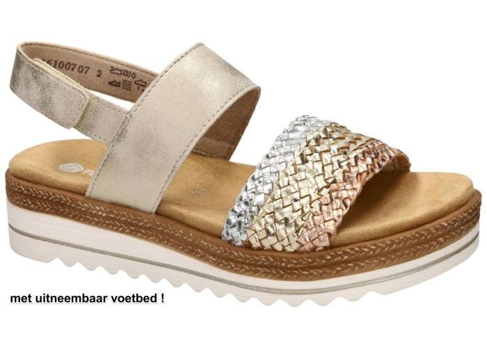 Remonte D0Q56-90 sandalen goud