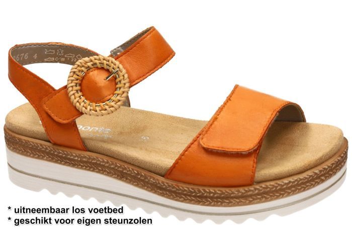 Damesschoenen Remonte SANDALEN D0Q52-38 Oranje