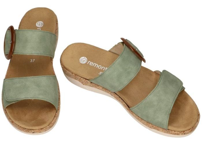 Remonte R6858-52 slippers & muiltjes groen licht