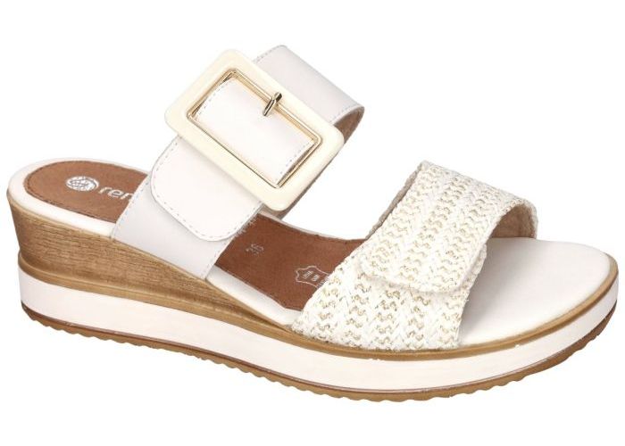 Remonte D6463-80 slippers & muiltjes wit