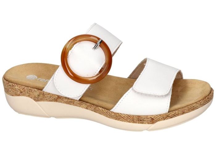 Remonte R6858-80 slippers & muiltjes wit