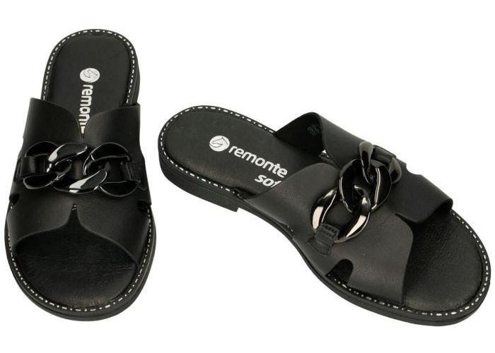 Remonte D3648-00 slippers & muiltjes zwart