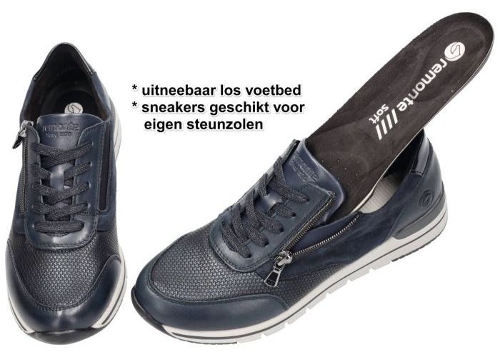 Remonte R6714-14  sneakers  blauw donker