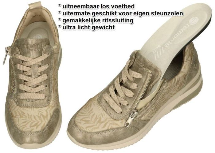 Remonte D2401-60 sneakers  goud