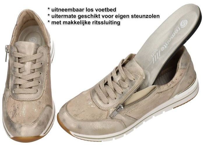 Remonte R6700-61 sneakers  goud