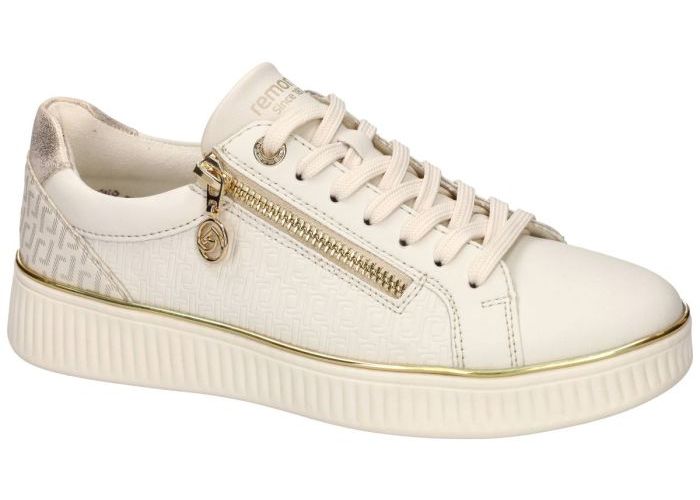 Damesschoenen Remonte SNEAKERS  D2E00-80 Off-white-crÈme-ivoorkleur