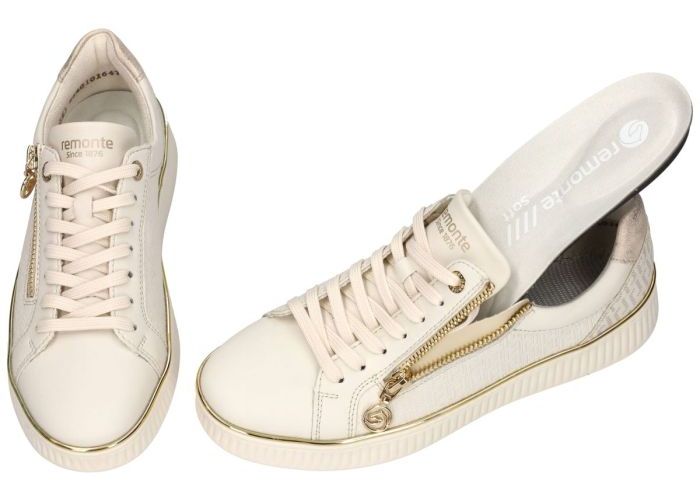 Remonte D2E00-80 sneakers  off-white-crÈme-ivoorkleur
