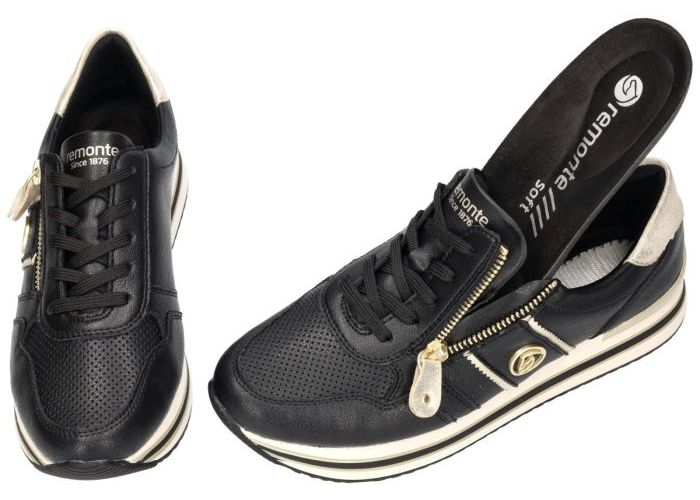 Remonte D1327-03 sneakers  zwart