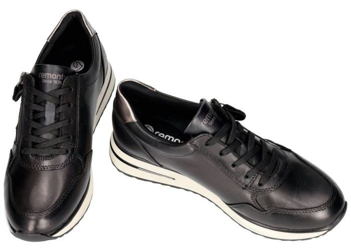 Remonte D1G13-03 sneakers  zwart