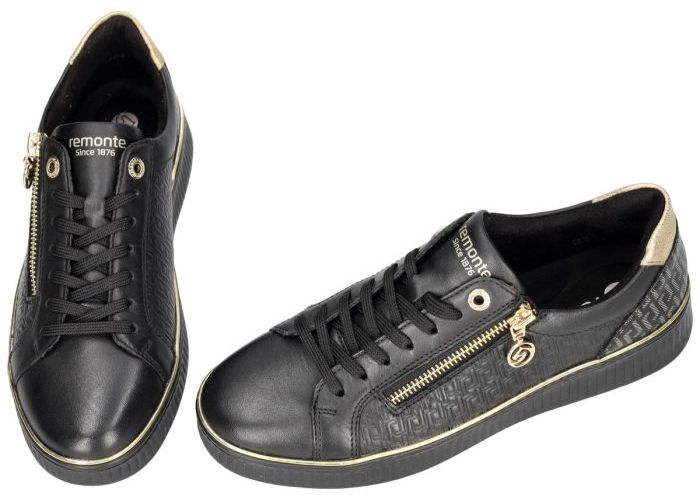 Remonte D2E00-03 sneakers  zwart