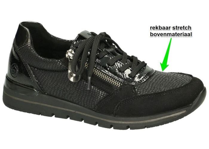 Schoenen Sneakers Skaterschoenen Remonte Skaterschoenen zwart-sleutelbloem dierenprint casual uitstraling Schoenen Sneakers Skaterschoenen Remonte Skaterschoenen zwart-sleutelbloem dierenprint casual uitstraling