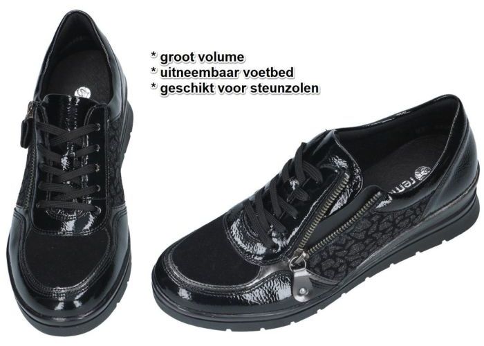 Remonte R0701-02  sneakers  zwart