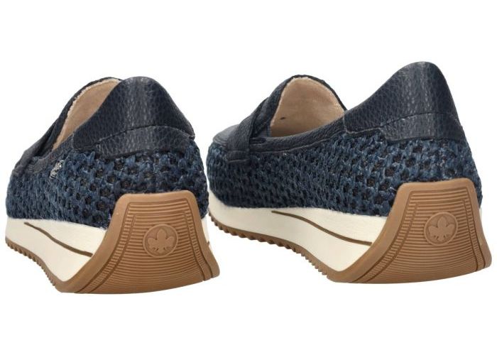Rieker N1254-14 ballerina's & mocassins blauw donker