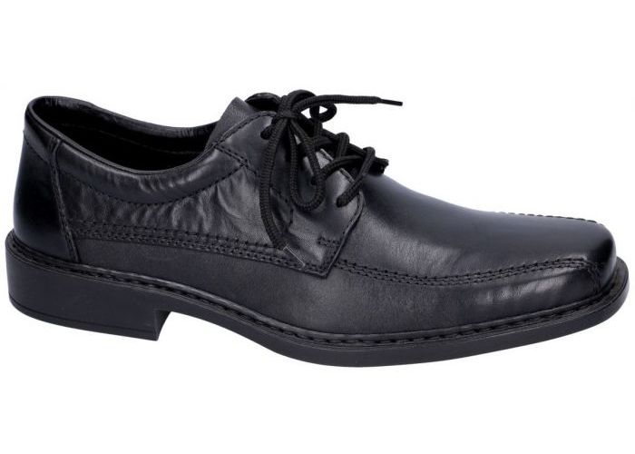 Rieker B0812-00 geklede lage schoenen zwart