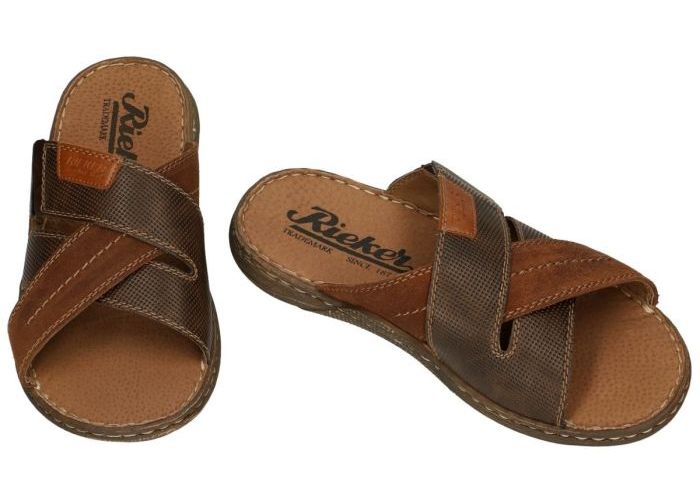 Rieker 22053-25 pantoffels & slippers bruin donker
