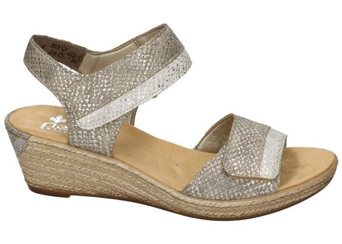 Rieker 62470-64 sandalen taupe