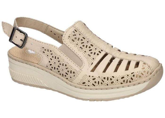 Damesschoenen Rieker SANDALEN 48763-60 Beige