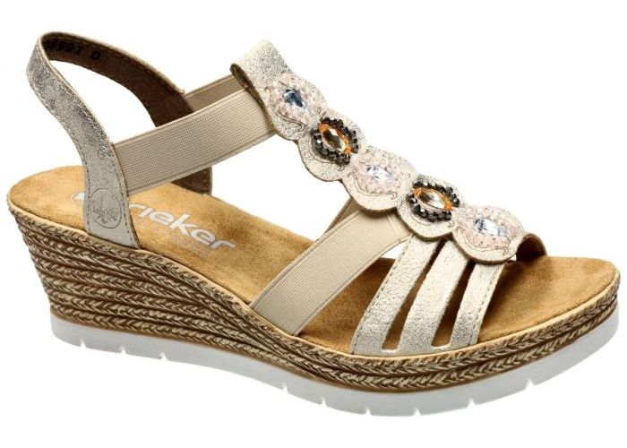 Rieker 619B2-60 sandalen beige