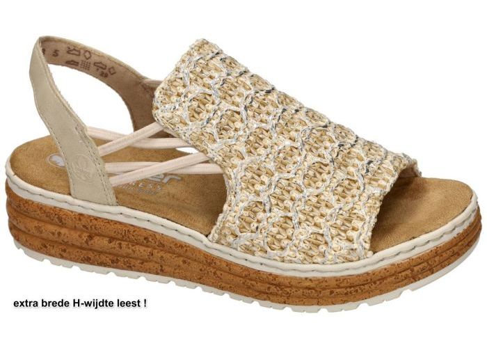 Rieker 62741-60 sandalen beige