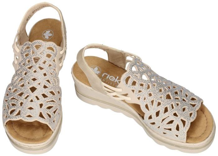 Rieker 67465-62 sandalen beige