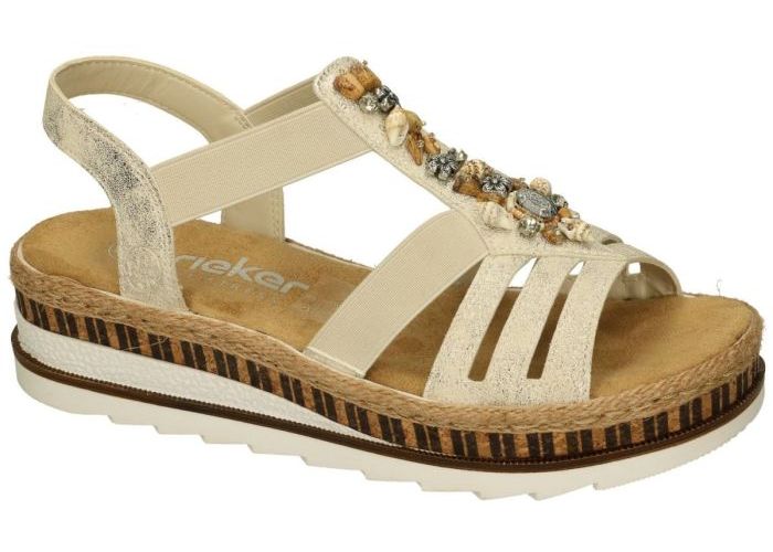 Rieker V7949-90 sandalen beige