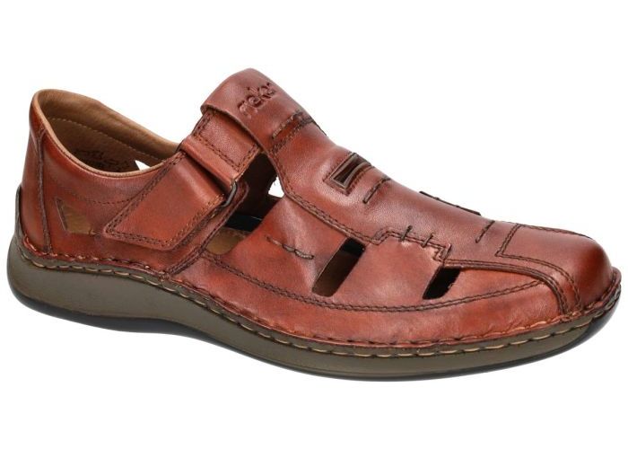 Herenschoenen Rieker SANDALEN 05284-24 Cognac/caramel