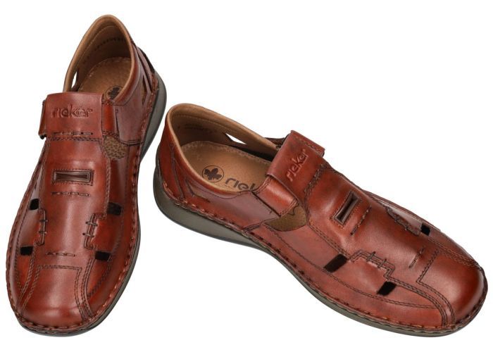 Rieker 05284-24 sandalen cognac/caramel