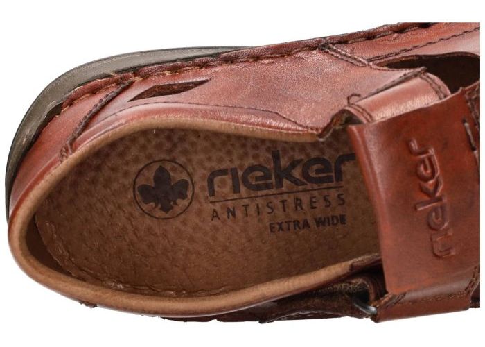 Rieker 05284-24 sandalen cognac/caramel