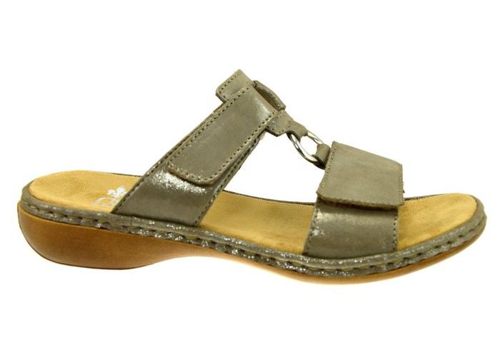Rieker 65961-42 slippers & muiltjes taupe