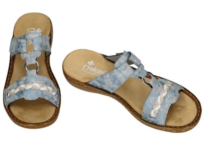 Rieker 60888-12 slippers & muiltjes blauw
