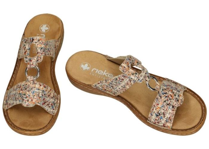 Rieker 608A0-93 slippers & muiltjes multicolor