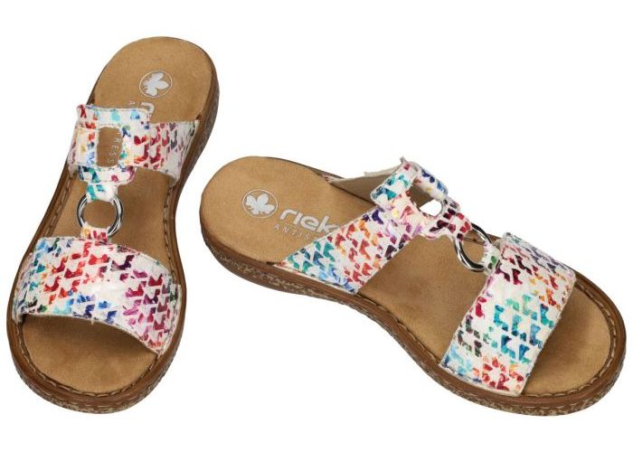 Rieker 628P9-90 slippers & muiltjes multicolor