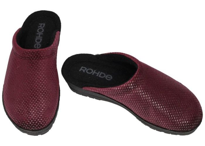 Rohde 2287 Neustadt-D pantoffels bordeaux