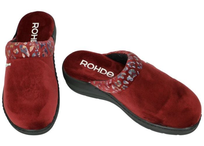 Rohde 6054 ACERRA pantoffels bordeaux