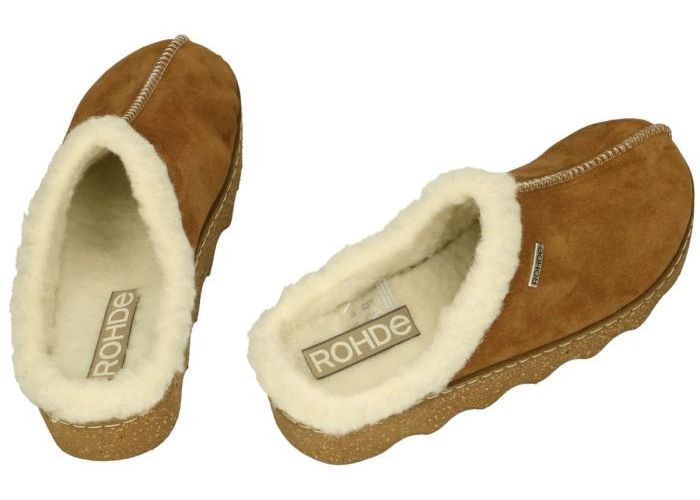 Rohde 6125 FOGGIA-D pantoffels cognac/caramel