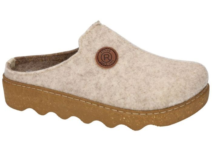 Damesschoenen Rohde PANTOFFELS 6120 FOGGIA-D Off-white/ecru/parel