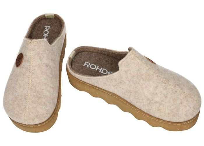 Rohde 6120 FOGGIA-D pantoffels off-white/ecru/parel