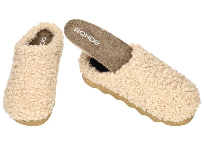 Rohde 6104 FOGGIA-D pantoffels off-white-crÈme-ivoorkleur