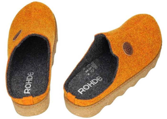 Rohde 6120 FOGGIA-D pantoffels oranje