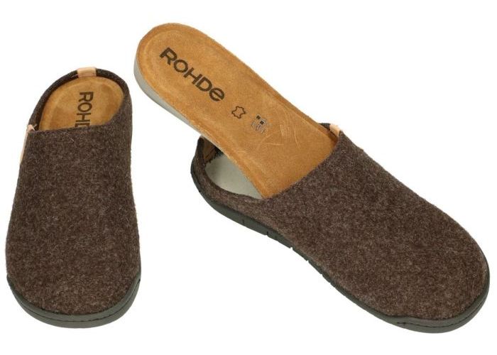 Rohde 6650 MANTUA pantoffels & slippers bruin donker