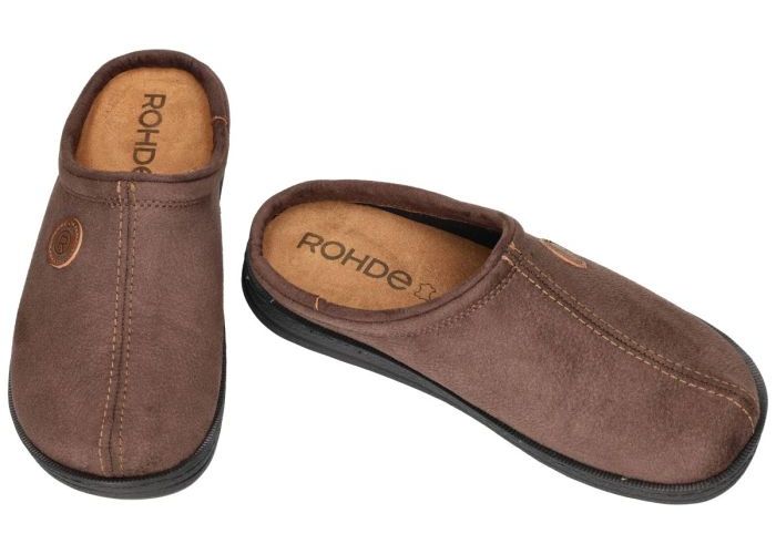 Rohde 7144 Asiago pantoffels & slippers bruin donker
