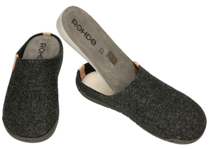 Rohde 6650 MANTUA pantoffels & slippers grijs  donker