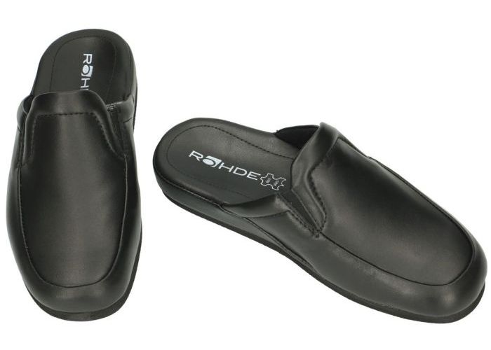 Rohde 6607 VARBERG pantoffels & slippers zwart