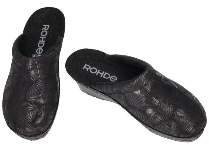 Rohde 2450 Neustadt-50 pantoffels zwart