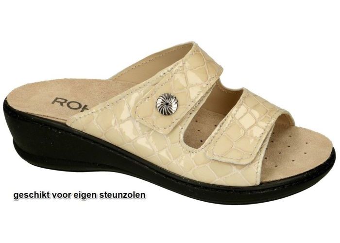 Rohde 5763 HERNE slippers & muiltjes beige