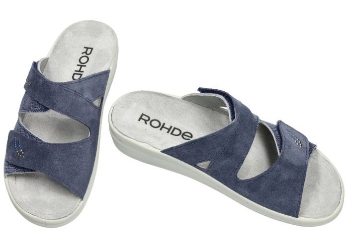 Rohde 5729  RIVELLA slippers & muiltjes blauw donker