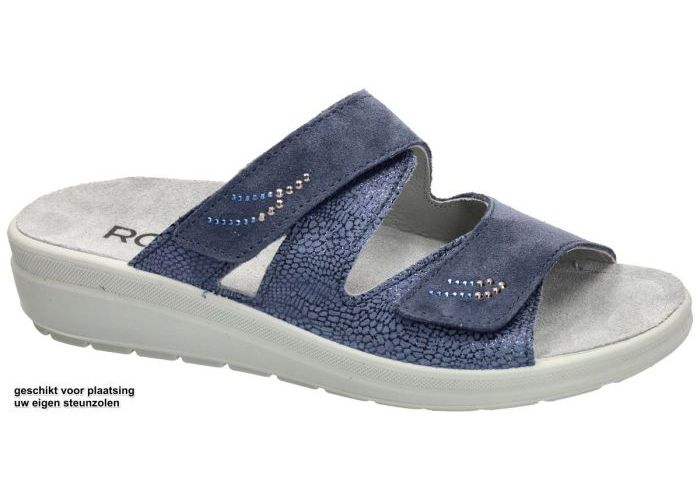 Rohde 5729  RIVELLA slippers & muiltjes blauw donker