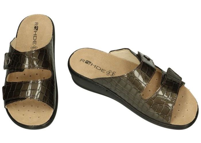 Rohde 5763-38 HERNE slippers & muiltjes brons
